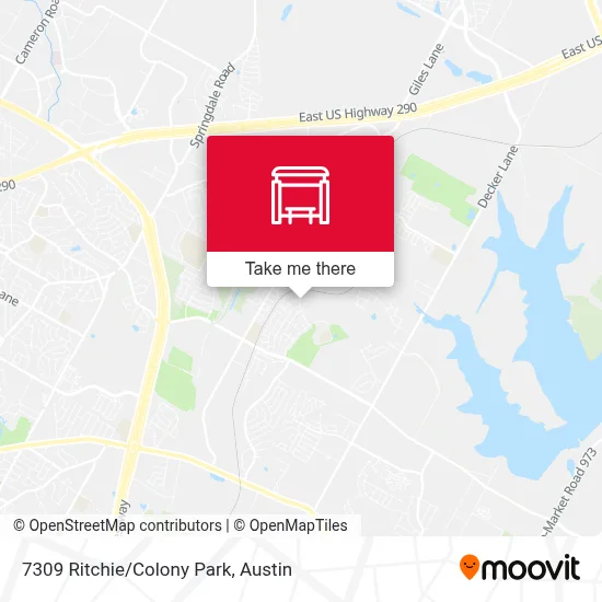 7309 Ritchie/Colony Park map