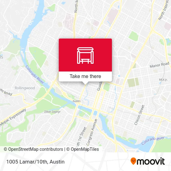 Mapa de 1005 Lamar/10th