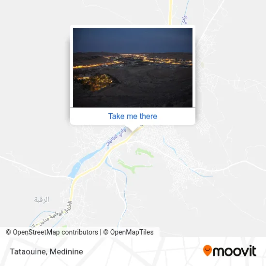 Tataouine map