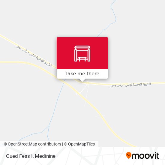 Oued Fess I map