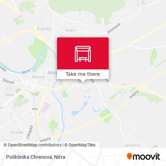 Poliklinika Chrenová map