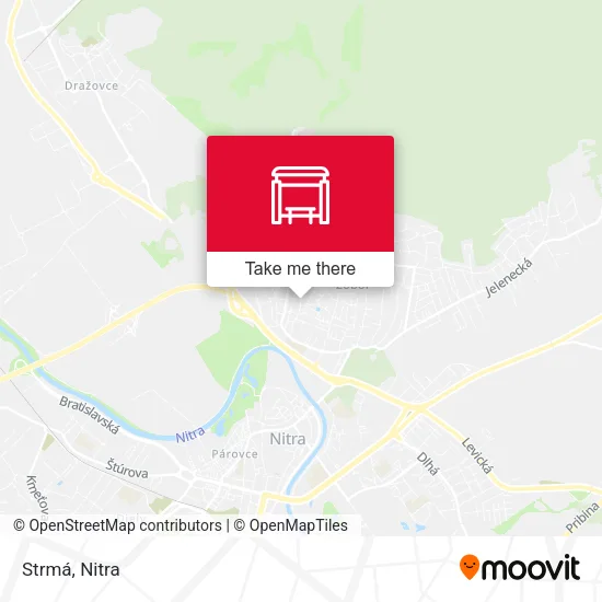 Strmá map
