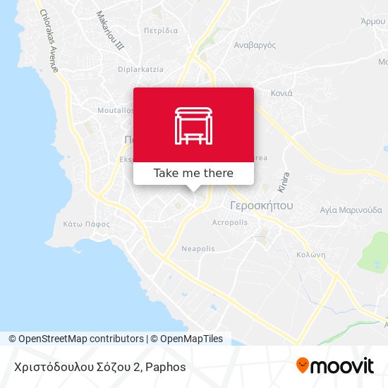 Χριστόδουλου Σόζου 2 map