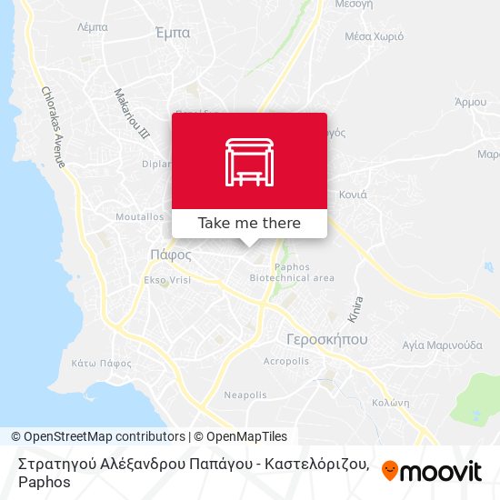 Στρατηγού Αλέξανδρου Παπάγου - Καστελόριζου map