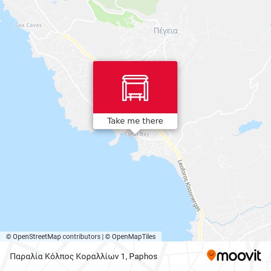 Παραλία Κόλπος Κοραλλίων 1 map