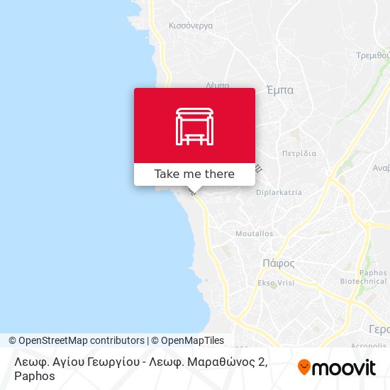 Λεωφ. Αγίου Γεωργίου - Λεωφ. Μαραθώνος 2 map