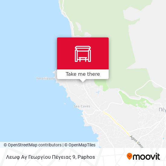 Λεωφ Αγ Γεωργίου Πέγειας 9 map