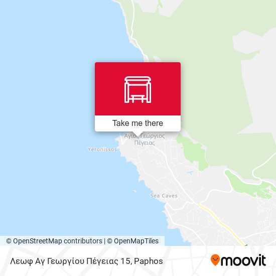 Λεωφ Αγ Γεωργίου Πέγειας 15 map