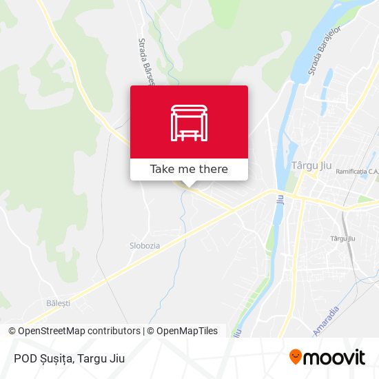POD Șușița map