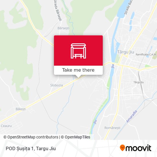 POD Șușița 1 map