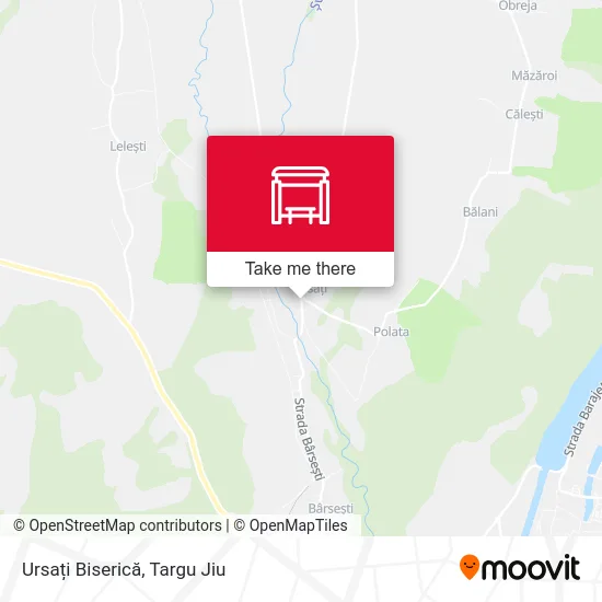 Ursați Biserică map