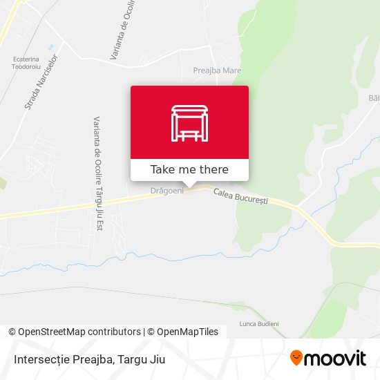 Intersecție Preajba map