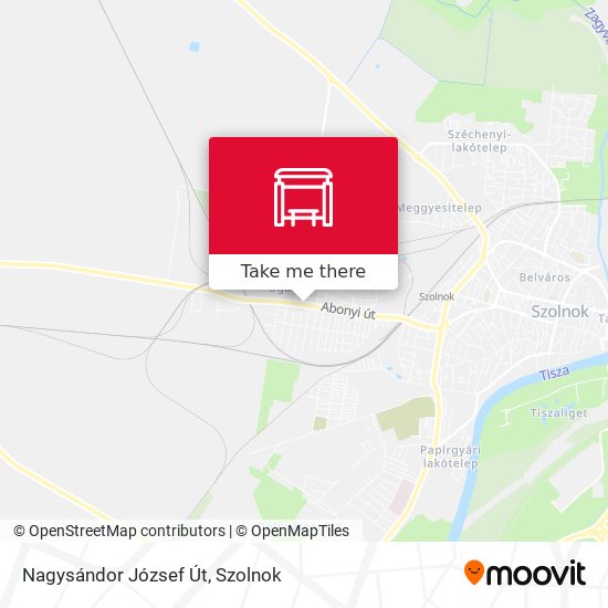 Nagysándor József Út map