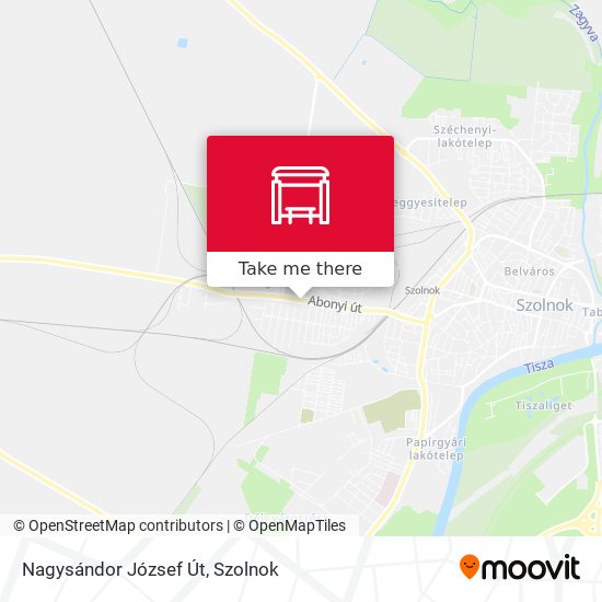 Nagysándor József Út map