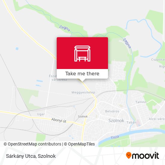 Sárkány Utca map