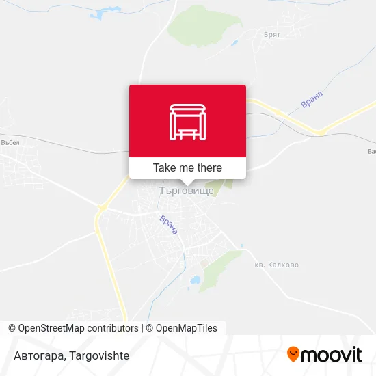 Карта Автогара