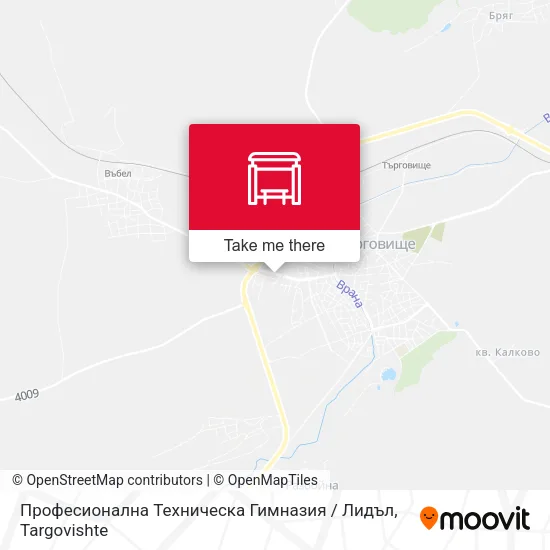 Карта Професионална Техническа Гимназия / Лидъл