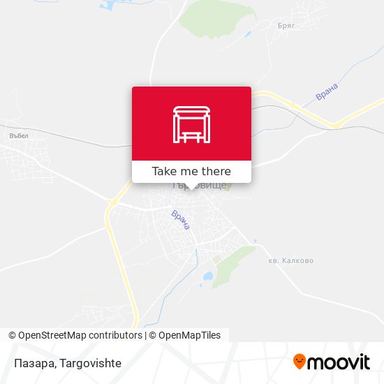 Пазара map