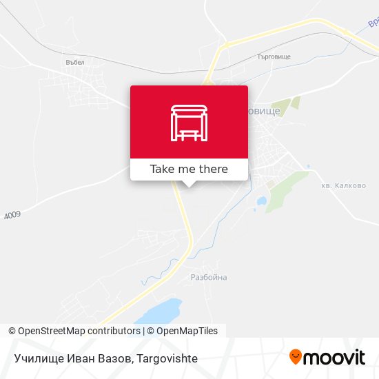 Училище Иван Вазов map