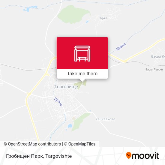 Карта Гробищен Парк