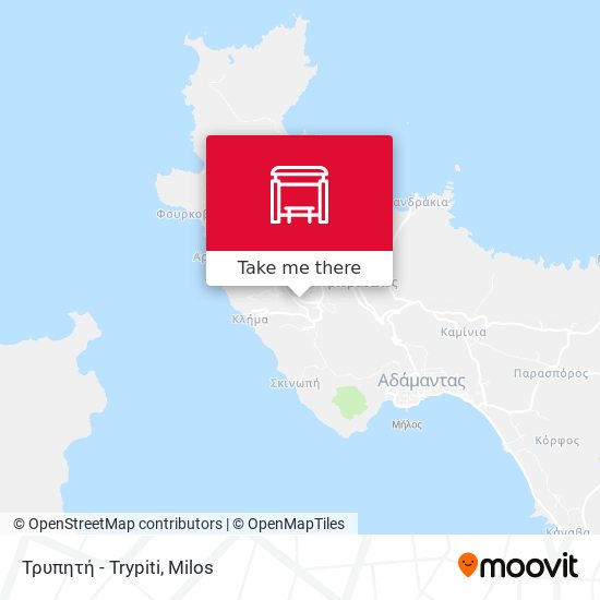 Τρυπητή - Trypiti map
