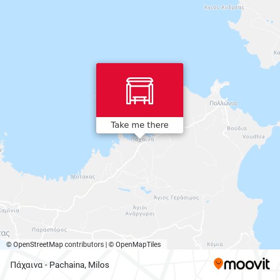 Πάχαινα - Pachaina map