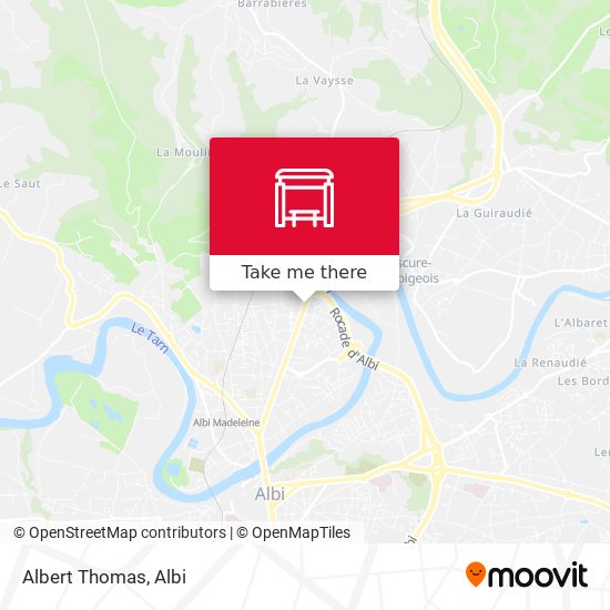 Albert Thomas map