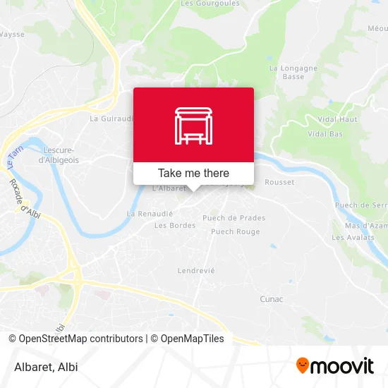Albaret map