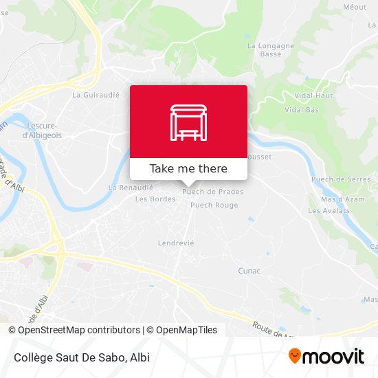 Collège Saut De Sabo map