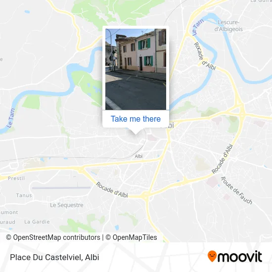 Place Du Castelviel map