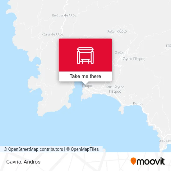 Gavrio map