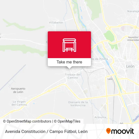 Avenida Constitución / Campo Fútbol map