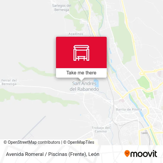 Avenida Romeral / Piscinas (Frente) map