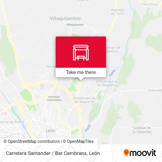 Carretera Santander / Bar Cembrans map