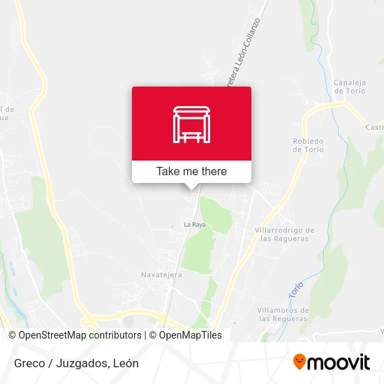 Greco / Juzgados map