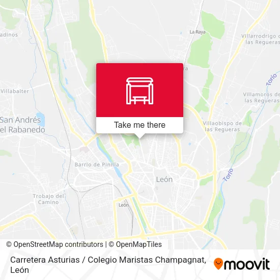 Carretera Asturias / Colegio Maristas Champagnat map