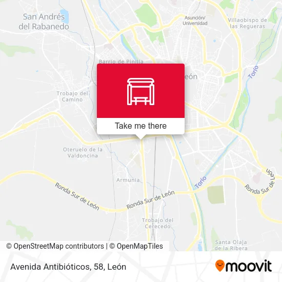 Avenida Antibióticos, 58 map