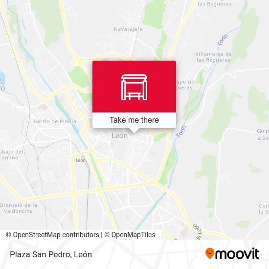 Plaza San Pedro map