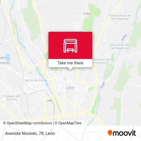 Avenida Nocedo, 78 map