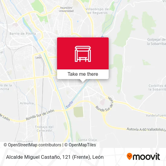Alcalde Miguel Castaño, 121 (Frente) map