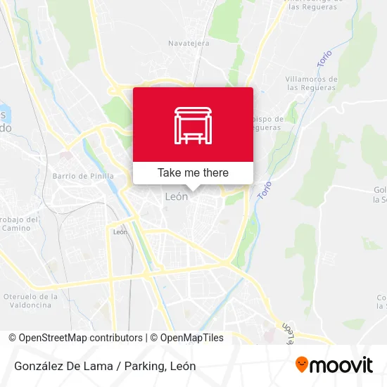González De Lama / Parking map