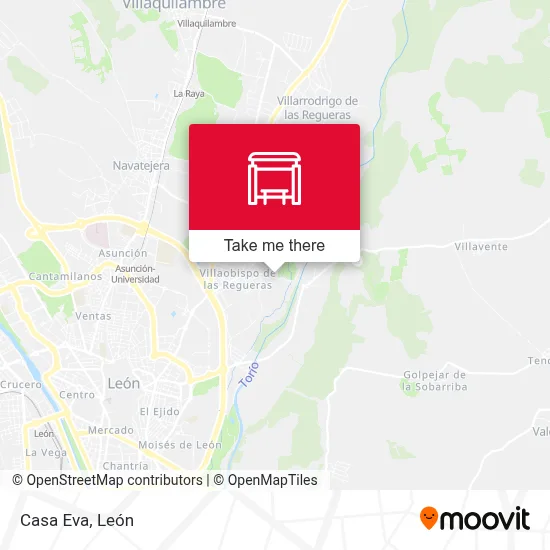 Casa Eva map