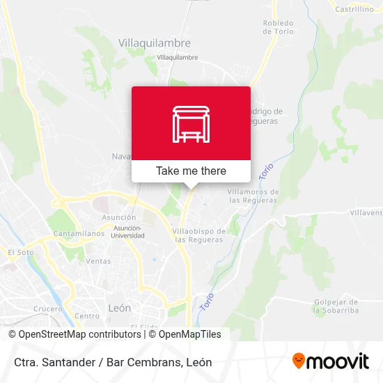 Ctra. Santander / Bar Cembrans map
