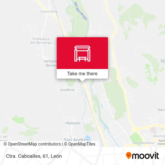 Ctra. Caboalles, 61 map