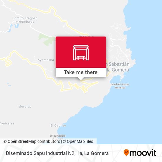 Diseminado Sapu Industrial N2, 1a map