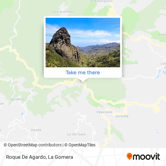 Roque De Agardo map