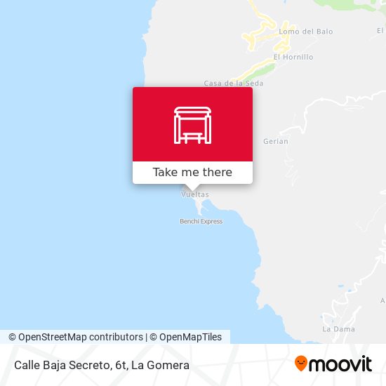 Calle Baja Secreto, 6t map