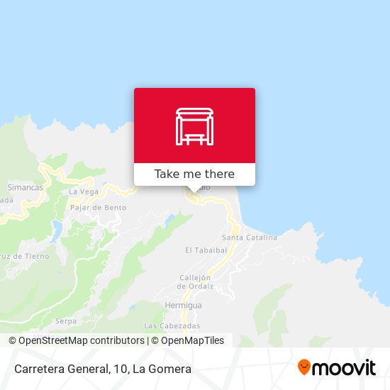 Carretera General, 10 map