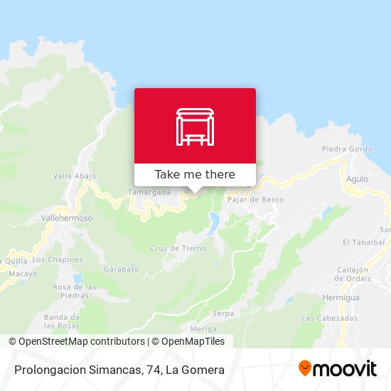 Prolongacion Simancas, 74 map
