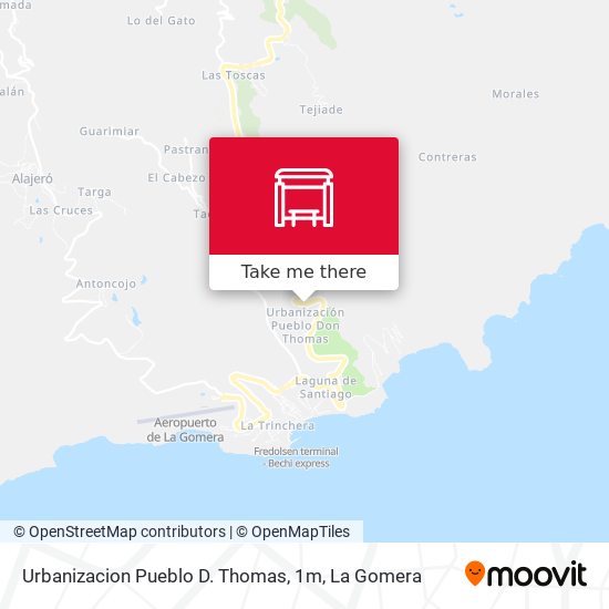 Urbanizacion Pueblo D. Thomas, 1m map